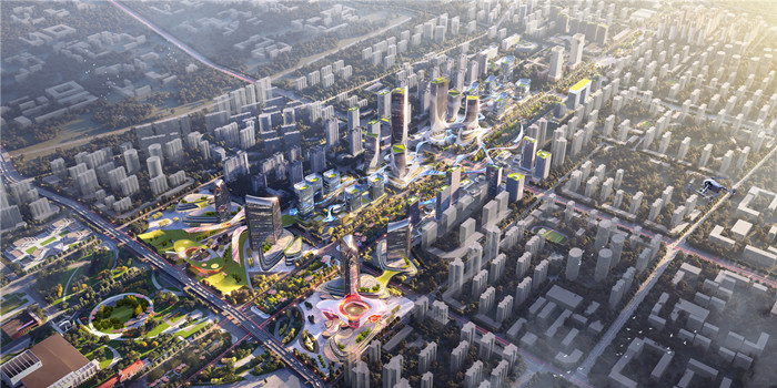 大庆智路概念规划和城市设计
